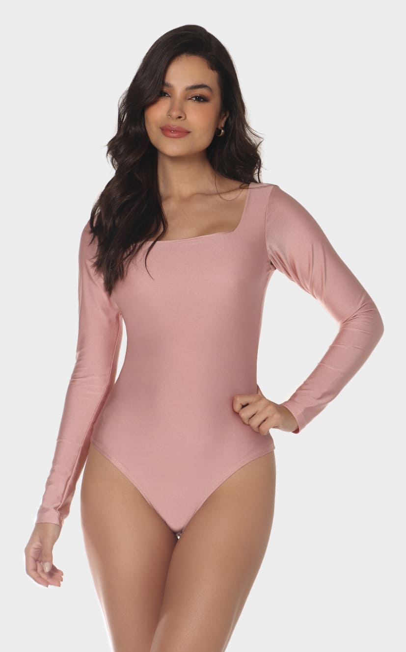 Body Rosa Escote Cuadrado Navissi – 10B GROUP LLC
