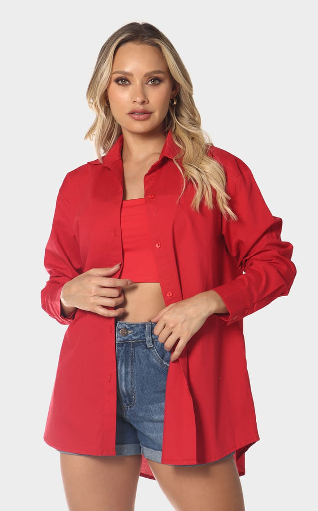 Camisa Roja Básica - Navissi