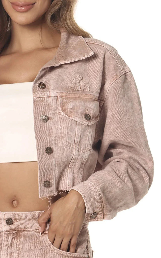 Chaqueta Rosa Denim - Navissi Clothing ♡