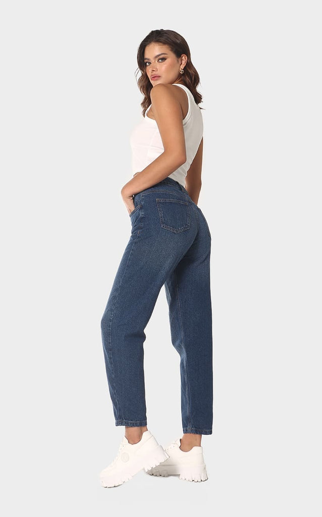 Jean Mom Fit Blue - Navissi