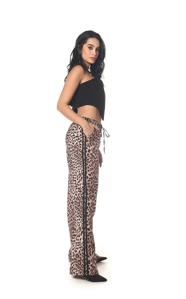 Pantalón Animal Print Líneas - Navissi Clothing ♡