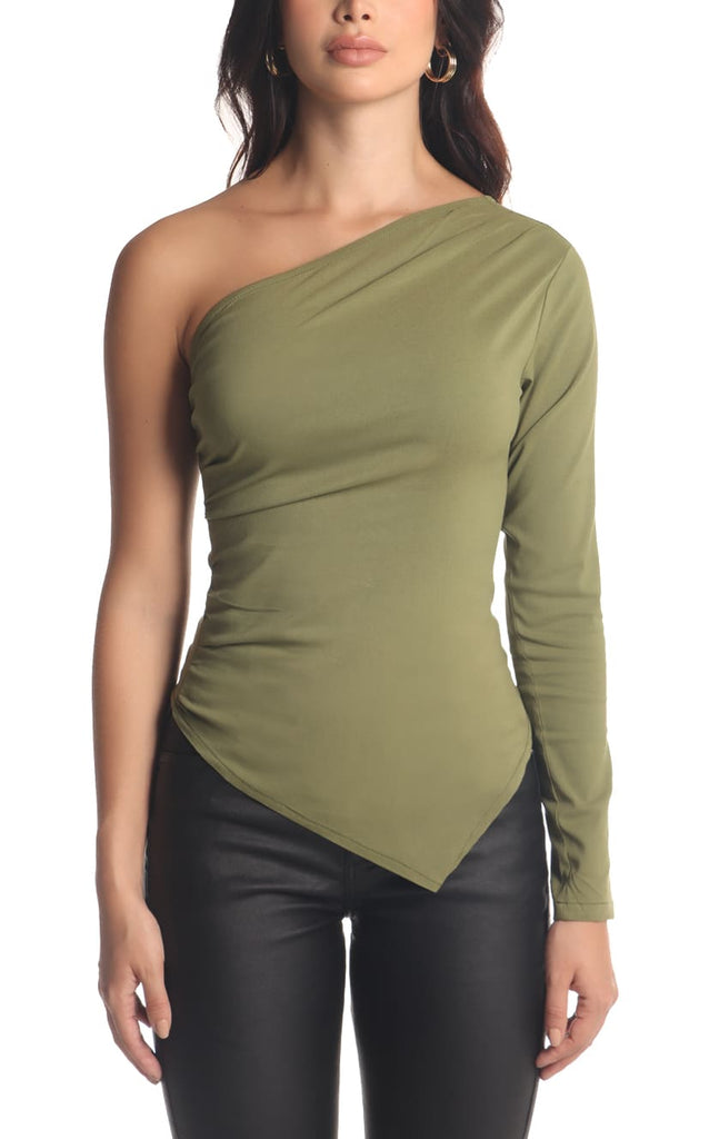Blusa Verde Asimétrica - Navissi Clothing ♡