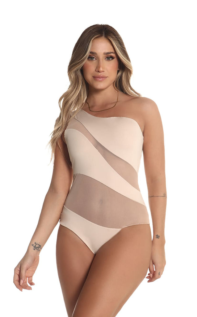 Body Beige Asimétrico - Navissi Clothing ♡