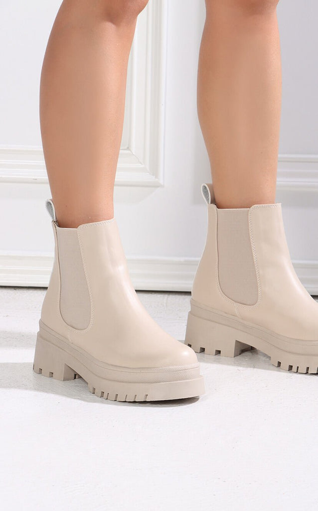 Botas Beige - Navissi Clothing ♡