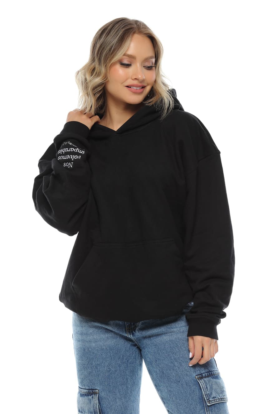 Buzo Negro Oversize Mujer – 10B GROUP LLC