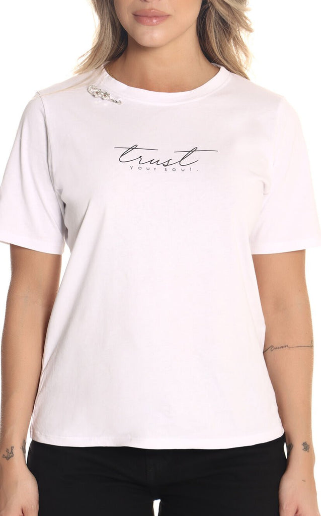 Camiseta Blanca Trust - Navissi Clothing ♡