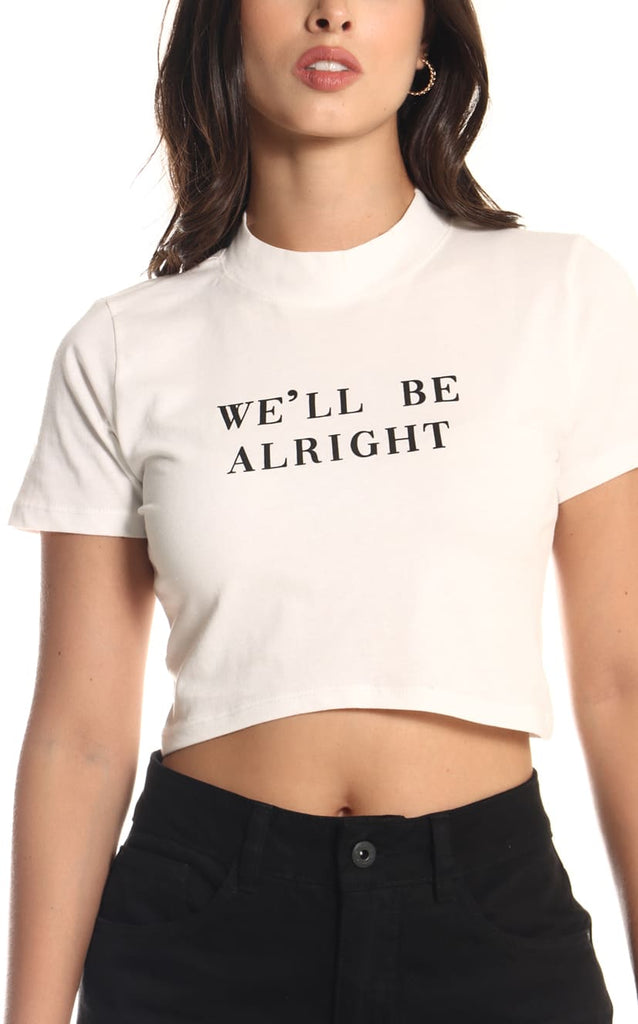 Camiseta Marfil We´ll Be Alright - Navissi Clothing ♡