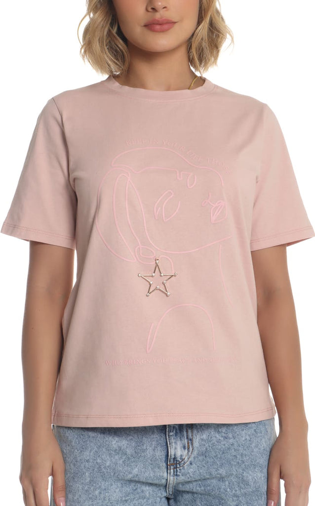 Camiseta Palo de Rosa Amplia - Navissi Clothing ♡