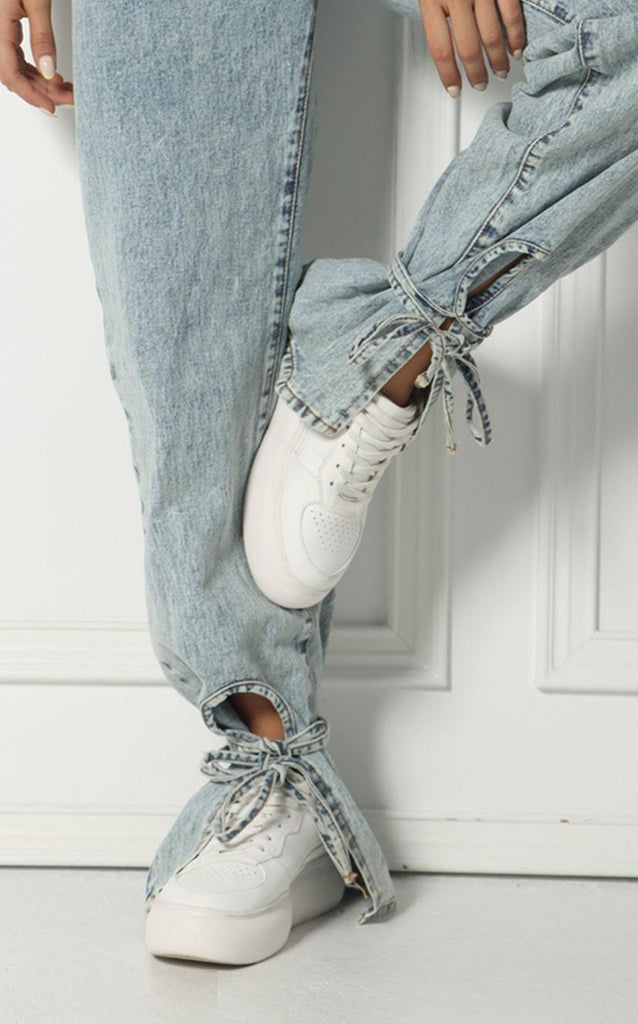 Jean wide leg azul medio - Navissi Clothing ♡