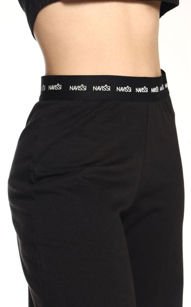 Pantalón Negro Elástico - Navissi Clothing ♡