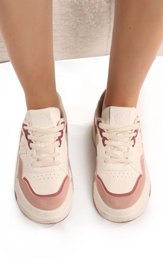 Tenis Bicolor Rosa - Navissi Clothing ♡