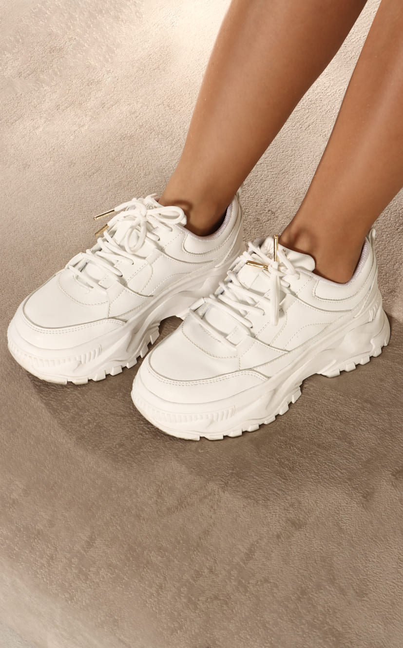 Sneaker Tenis Chunky Branco Tenis Chunky Sneaker Feminino Tênis